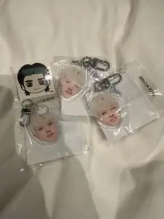 treasureジョンファン顔アクキー 、ステッカー