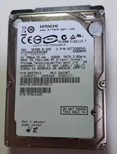 HITACHI 500GB HDD本体 (2.5インチ内蔵SATA) - メルカリ