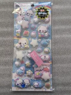 ぷくぷくあわわちゃん　ピカプニシール　蓄光ぷにぷにパーツつき