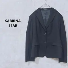 SABRINA テーラードジャケット 黒 通勤 11AR 定番 J606のサムネイル