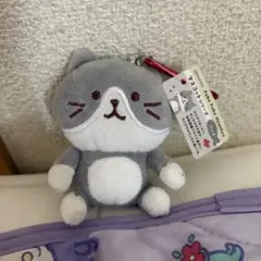 ふくふくにゃんこ マスコットシリーズ おでかけマスコット ハッチ ぬいぐるみのサムネイル