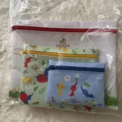 ピクミン×GODIVA ☆ポーチ3セット！のサムネイル