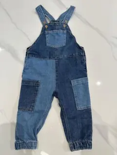 H&Mベビー デニム オーバーオール サロペット