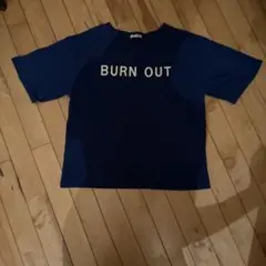 COLZA BURN OUT Tシャツ ネイビー Sサイズ