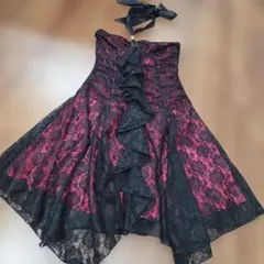 ワンピース　総レース　y2k　フェアリーグランジ