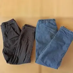 UNIQLO 　暖パン　130・140 サイズ 長ズボン2点セット