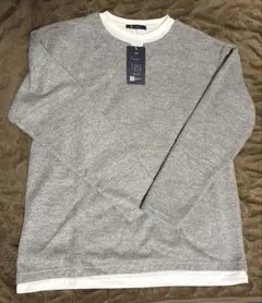 ［新品］レイヤーカットソー グレーのサムネイル