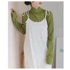 新品 レディース Kastane ホワイト キャミワンピース