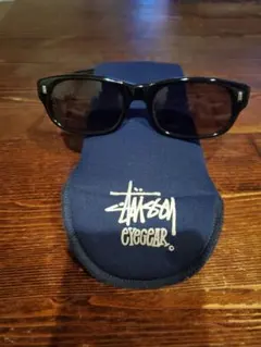 【ケース付き】OLD STUSSY MICAHブラックフレーム サングラス メルカリ