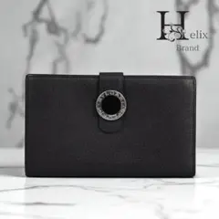 【未使用】ブルガリ 折り財布 ビーゼロワン レザーブラック IC搭載 未使用】ブルガリ 折り財布 ビーゼロワン レザーブラック IC搭載