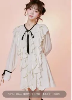 ダーリッチ Darich ダブルフリルミニワンピース