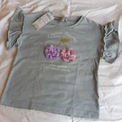チェリー刺繍 Tシャツ 110cm