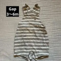 baby GAP ストライプロンパース 3-6ヶ月
