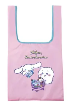 ちいかわ×サンリオキャラクターズ エコバッグ　ちいかわ×シナモロール
