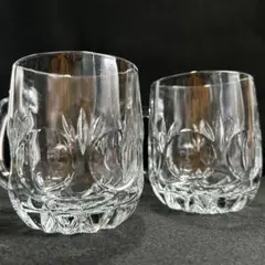 ビールジョッキ　グラス　レトロ　酒器 ２個セット