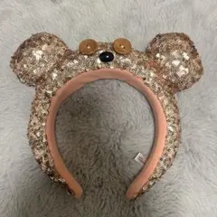 クマ耳スパンコールカチューシャ