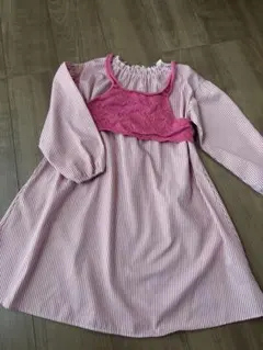 ブリーズ　女の子　春夏　長袖ワンピース　120