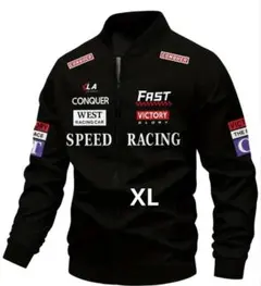 【F1】 レーシングジャケット ブルゾン XL 黒