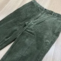 ユニクロ　スマートアンクルパンツ2WAYストレッチ　コーデュロイ　オリーブ　M