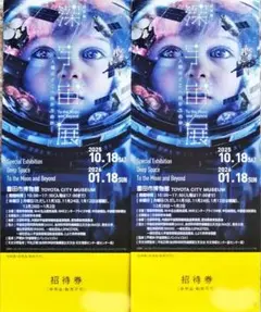 深・宇宙展／豊田市博物館／ペア２枚