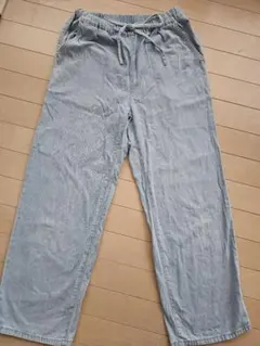ハニーズ　レディース　デニムパンツ　ワイドパンツ　ライトブルー　Sのサムネイル