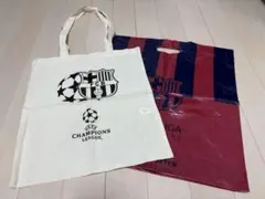 FCバルセロナ トートバッグ ショップ袋セット