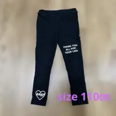 ANAP プリントレギンス ブラック