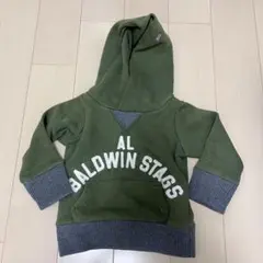 ＊BREEZE＊フード付きトレーナー＊パーカー＊グリーン＊サイズ70.80＊