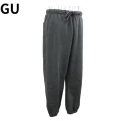 GU ジーユー スウェットパンツ グレー系 ジョガー ウエストゴム 秋冬