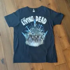 【希少】BUMP/LIVING DEAD バンドTシャツ 紺XLサイズ Lサイズ未開封 BUMP OF CHICKEN Tシャツ リビングデッド 紺 ネイビー