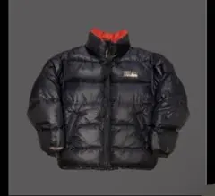 FIRST SUN ダウンジャケット 黒 赤