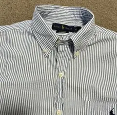 RALPH LAUREN コットンシアサッカー半袖ボタンダウンシャツのサムネイル
