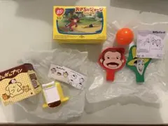 マクドナルド　ハッピーセット2点セット（ポムポムプリン＆おさるのジョージ）