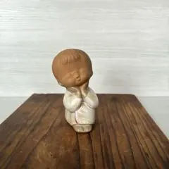 昭和レトロ　置物　子供　和小物　インテリア　陶器　人形のサムネイル