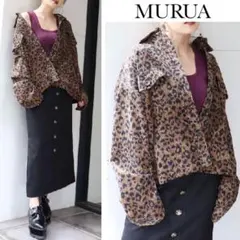 ムルーア レオパード コール天 ワーク ジャケットのサムネイル