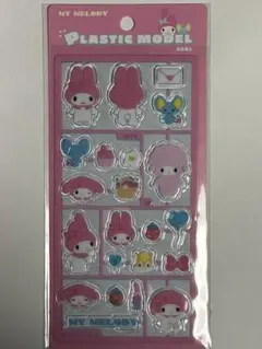 ハローキティ　プラスチックモデル風シール マイメロ
