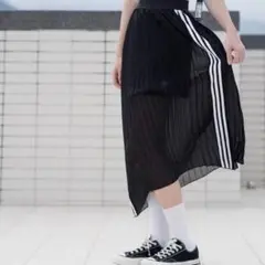 adidas テニスロングスカート 2XOTサイズ 4L相当 z424