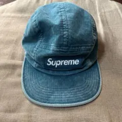 supreme キャップ　コーデュロイ　5パネル　ジェットキャップ