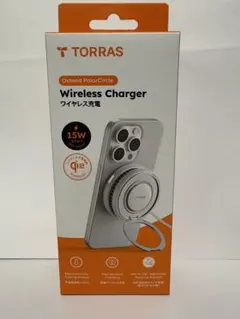 15Wの高速ワイヤレス充電が可能で、360°調整可能なコンパクトデザイン。