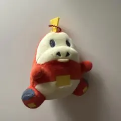 【ポケモン】ホゲータ ストラップ付きぬいぐるみ 約15cm 赤/白/青