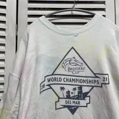 イベント スウェット 古着 白 ブリーダーズカップ 世界選手権 海外 競馬