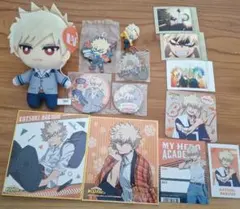 ヒロアカ 爆豪勝己 ぬい 缶バッジ 14点セット 値下げ中