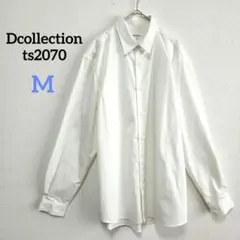 1429 Dcollection 長袖シャツ レギュラーカラー【M】シンプル