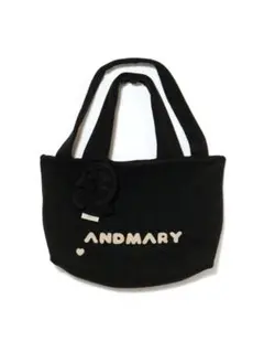 Milky pile tote bag with chouchou
