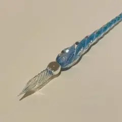 ガラスペン ブルー スパイラルデザインのサムネイル