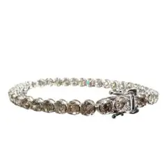 高級】DIAMOND 10.00ct K18WG BRACELET - メルカリ