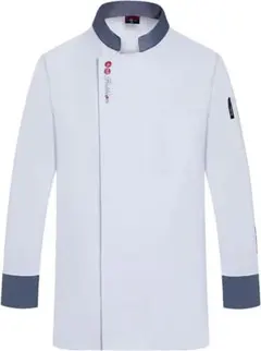 長袖コック服　XL コックコート コックシャツ シェフジャケット 調理服 料理服のサムネイル
