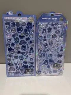 ボンボンドロップシール　シャーベット　よるねこ　2種セット