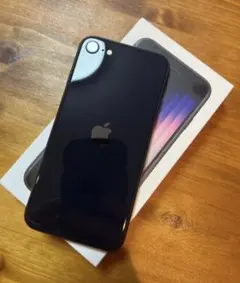 iPhone SE 第3世代 128GB ミッドナイト 箱・付属品完備