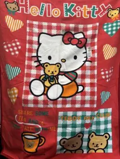激レア‼️　ハローキティ　いちごキティ　マルチタオルケット　2001　入手困難 激レア‼️ ハローキティ いちごキティ マルチタオルケット 2001